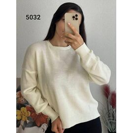 Светр жіночий 5032 white р.44-50 "FSN" недорого оптом від прямого постачальника