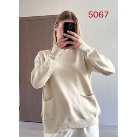 Светр жіночий 5067 l.beige р.46-52 "FSN" недорого оптом від прямого постачальника