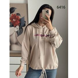 Батник жіночий теплий 6416 l.beige р.52-58 "FSN" недорого оптом від прямого постачальника