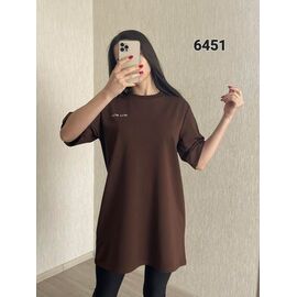 Туніка жіноча 6451 brown р.44-48 "FSN" недорого оптом від прямого постачальника
