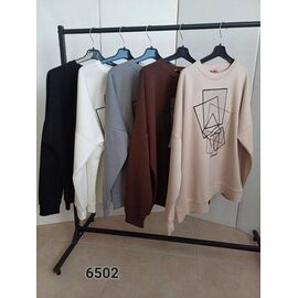 Светр жіночий 6502 black р.52-58 "FSN" недорого оптом від прямого постачальника