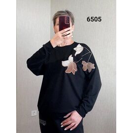 Светр жіночий 6505 black р.52-58 "FSN" недорого оптом від прямого постачальника