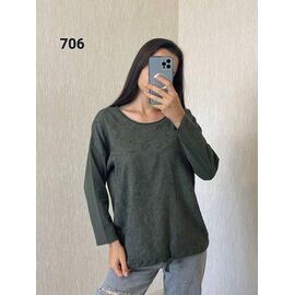 Светр жіночий 706 green р.48-52 "FSN" недорого оптом від прямого постачальника