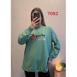 Светр жіночий 7062 green р.46-52 "FSN" недорого оптом від прямого постачальника