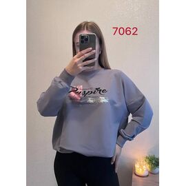 Светр жіночий 7062 grey р.46-52 "FSN" недорого оптом від прямого постачальника