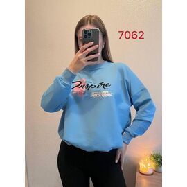 Светр жіночий 7062 l.blue р.46-52 "FSN" недорого оптом від прямого постачальника