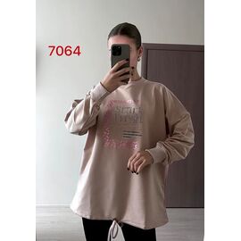 Светр жіночий 7064 beige р.48-54 "FSN" недорого оптом від прямого постачальника