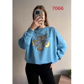 Светр жіночий 7066 l.blue р.50-56 "FSN" недорого оптом від прямого постачальника