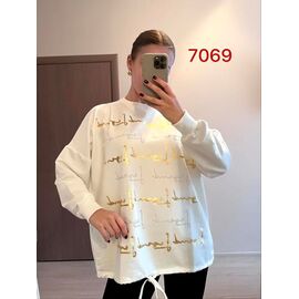 Светр жіночий 7069 white р.48-54 "FSN" недорого оптом від прямого постачальника