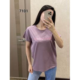 футболка жіноча 7101 lilac р.46-52 "FSN" недорого оптом від прямого постачальника