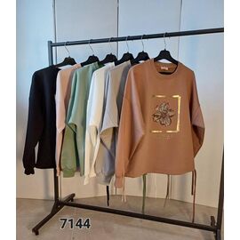 Светр жіночий 7144 l.beige р.44-50 "FSN" недорого оптом від прямого постачальника