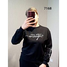 Светр жіночий 7168 black р.42-48 "FSN" недорого оптом від прямого постачальника