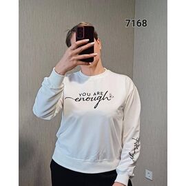 Светр жіночий 7168 white р.42-48 "FSN" недорого оптом від прямого постачальника