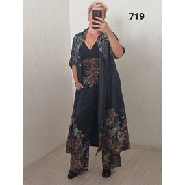 Фотография Костюм женский 719 black р.48-52 "FSN" недорого оптом от прямого поставщика