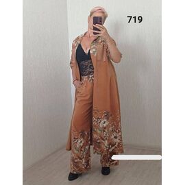 Фотография Костюм женский 719 d.beige р.48-52 "FSN" недорого оптом от прямого поставщика