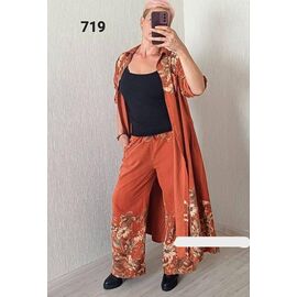 Фотография Костюм женский 719 orange р.48-52 "FSN" недорого оптом от прямого поставщика