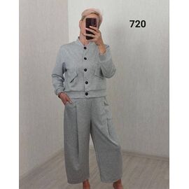 Фотография Костюм женский 720 grey р.48-52 "FSN" недорого оптом от прямого поставщика