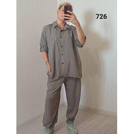 Фотография Костюм женский 726 grey р.52-58 "FSN" недорого оптом от прямого поставщика