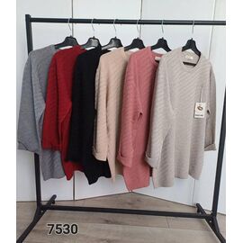 Светр жіночий 7530 red р.52-56 "FSN" недорого оптом від прямого постачальника