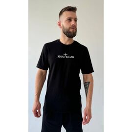 Фотография Футболка мужская 1256 black р.M-3XL "Madoka" недорого оптом от прямого поставщика