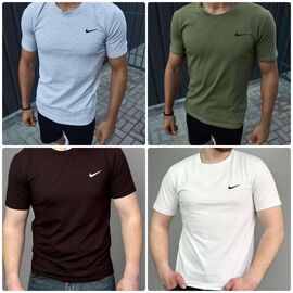 Фотография Футболка мужская 1259 khaki р.M-3XL "Madoka" недорого оптом от прямого поставщика