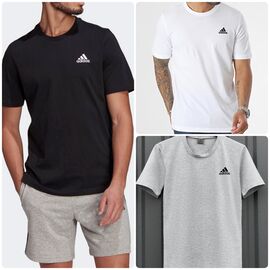 Фотография Футболка мужская 1268 grey р.M-3XL "Madoka" недорого оптом от прямого поставщика