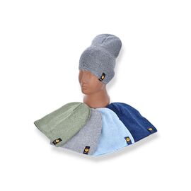 Фотография Шапка детская на мальчика 11-18 mix р.48-50 "Red Hat" недорого оптом от прямого поставщика