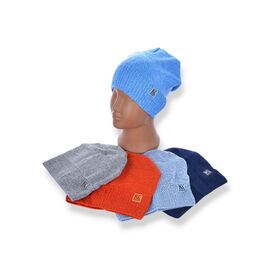 Фотография Шапка детская на мальчика 11-19 mix р.50-52 "Red Hat" недорого оптом от прямого поставщика