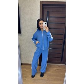 Костюм спортивний жіночий теплий 033-034 blue р.42-56 "VALENTINA" недорого оптом від прямого постачальника