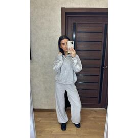 Костюм спортивний жіночий теплий 033-034 l.grey р.42-56 "VALENTINA" недорого оптом від прямого постачальника