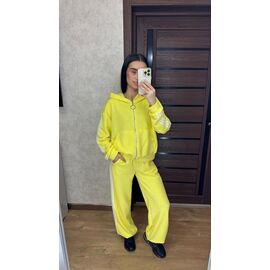 Костюм спортивний жіночий теплий 033-034 yellow р.42-56 "VALENTINA" недорого оптом від прямого постачальника