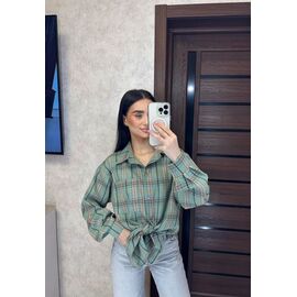 Сорочка жіноча 6 green р.42-48 "VALENTINA" недорого оптом від прямого постачальника