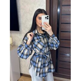 Сорочка жіноча 8 l.blue р.42-52 "VALENTINA" недорого оптом від прямого постачальника