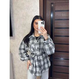 Сорочка жіноча 8 l.grey р.42-52 "VALENTINA" недорого оптом від прямого постачальника