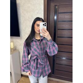 Сорочка жіноча 8 pink р.42-52 "VALENTINA" недорого оптом від прямого постачальника