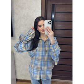 Сорочка жіноча 9 l.blue р.42-50 "VALENTINA" недорого оптом від прямого постачальника