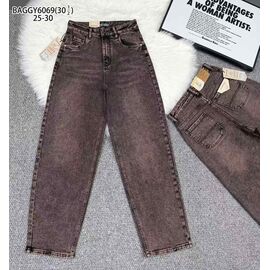 Джинси жіночі 6069 brown р.25-30 "Vindassion" недорого оптом від прямого постачальника