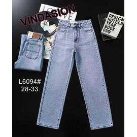 Джинси жіночі L6094 l.blue р.28-33 "Vindassion" недорого оптом від прямого постачальника