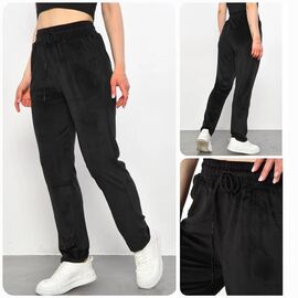 Штани спортивні жіночі 962713 black р.46-58 "Hoan" недорого оптом від прямого постачальника