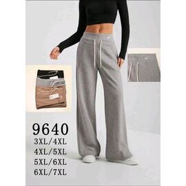 Штани спортивні жіночі 9640 mix р.3XL-7XL "Hoan" недорого оптом від прямого постачальника