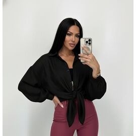 Сорочка жіноча LR1001 black р.one size "Lora" недорого оптом від прямого постачальника