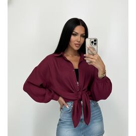 Сорочка жіноча LR1002 wine р.one size "Lora" недорого оптом від прямого постачальника