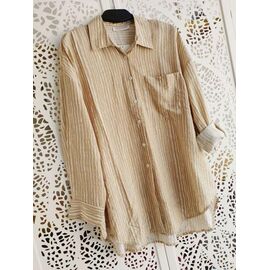 Сорочка жіноча LR1022 beige р.44-48 "Lora" недорого оптом від прямого постачальника