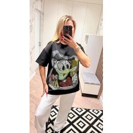 футболка жіноча LR1067 black р.one size "Lora" недорого оптом від прямого постачальника