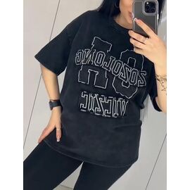 футболка жіноча LR1094 black р.one size "Lora" недорого оптом від прямого постачальника