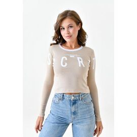 Топ жіночий LR1105 beige р.42-46 "Lora" недорого оптом від прямого постачальника