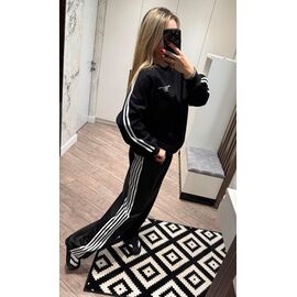 Костюм спортивний жіночий теплий LR1114 black р.one size "Lora" недорого оптом від прямого постачальника