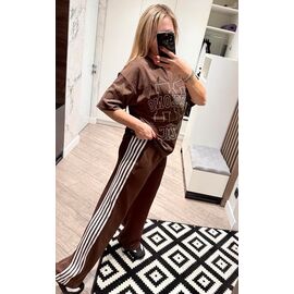 Костюм спортивний жіночий LR1115 brown р.one size "Lora" недорого оптом від прямого постачальника