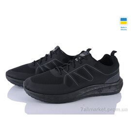 Фотография Кроссовки мужские модные Весна/осень Крок K253 чорний (10 пар р.41-45) "Vladimir" недорого оптом от прямого поставщика