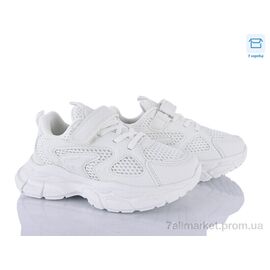 Кросівки дитячі модні Весна/осінь ABC2222P white (6 пар р.26-31) "Clibee kids" недорого оптом від прямого постачальника